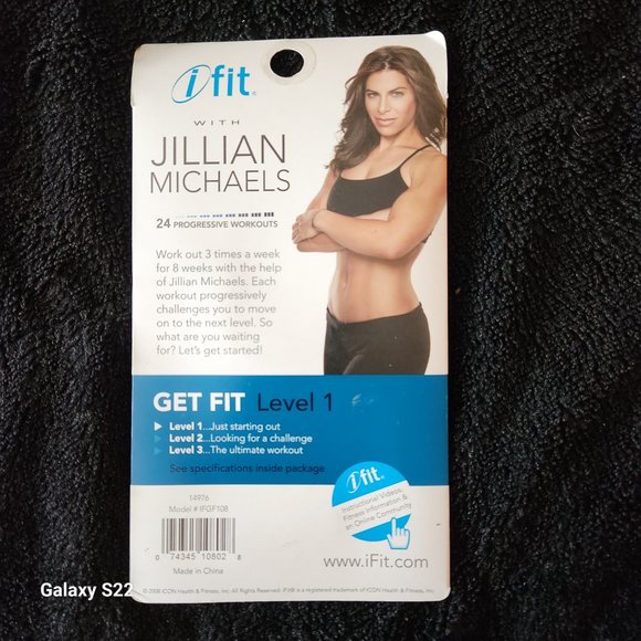 iFit Jillian Michaels Get Fit Level 1 SD Card Workouts Treadmill Elliptical Bike - Picture 4 of 4